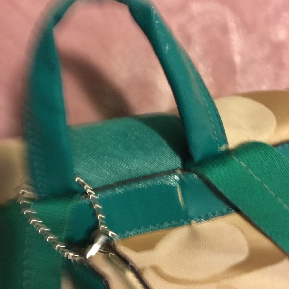 Coach Signature Cloth Backpack - Picture 3 of 5